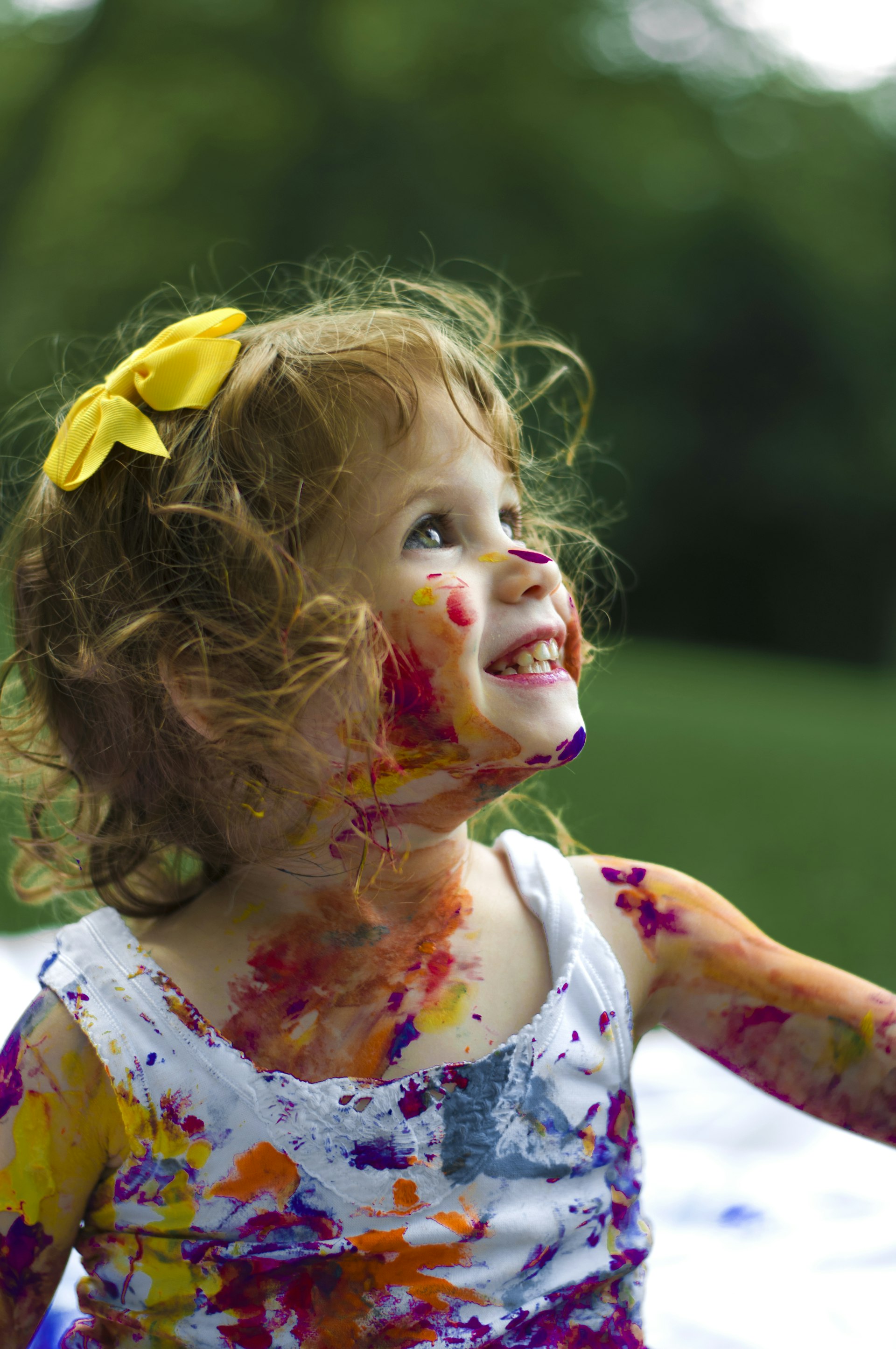 Children playing in nature - community outdoor activities